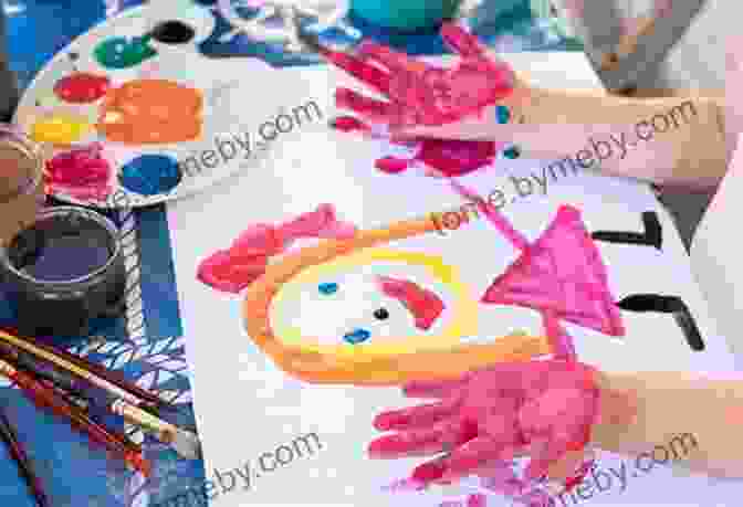 A Child Finger Painting On A White Canvas Sensory Play For Toddlers And Preschoolers: Easy Projects To Develop Fine Motor Skills Hand Eye Coordination And Early Measurement Concepts