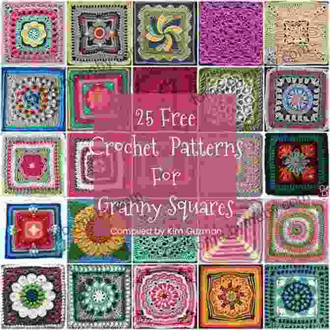 A Collage Of Vintage And Modern Granny Squares, Showcasing Their Evolution Over Time A Modern Guide To Granny Squares: Awesome Color Combinations And Designs For Fun And Fabulous Crochet Blocks