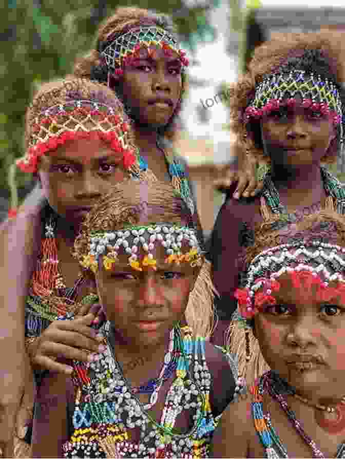 A Group Of People In The Solomon Islands Wearing Sustainable Fashion Crocodiles And Kaleko: Dangers And Designer Clothes In The Solomon Islands