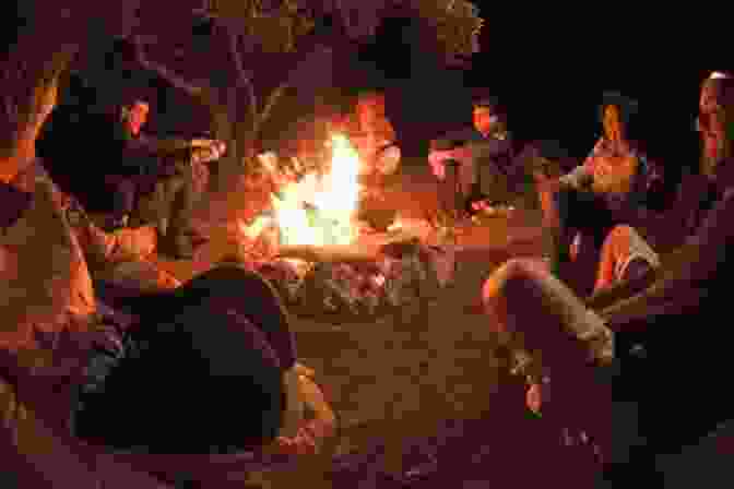 A Group Of Shadowhunters Gathered Around A Campfire, Listening To A Story Tales From The Shadowhunter Academy