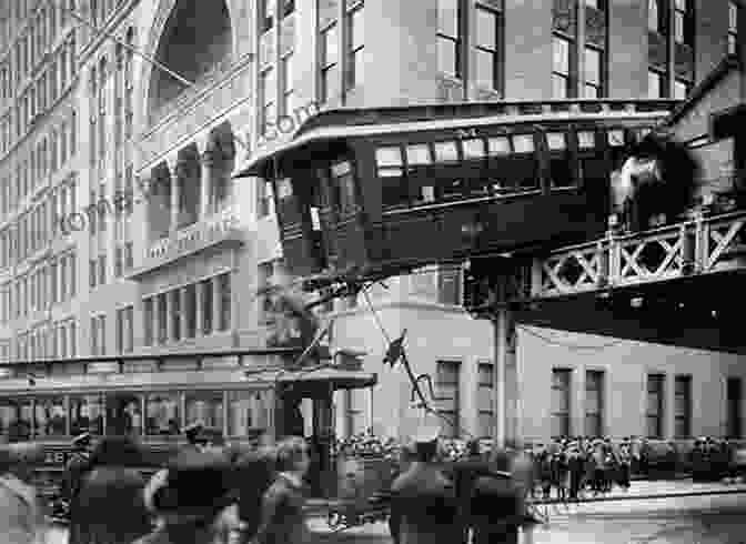 A Historic Black And White Photograph Of A Boston Subway Train Passing Through A Tunnel. The Secret Subway Charles River Editors