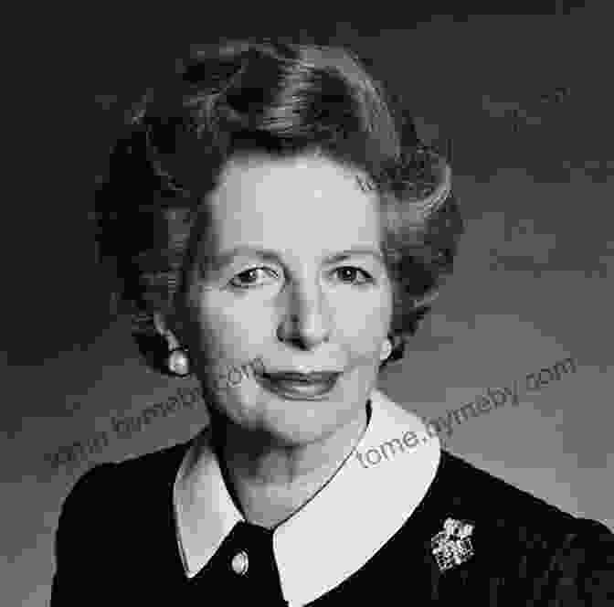 A Portrait Of Margaret Thatcher, A Strong And Determined Woman With A Distinctive Hairstyle, Wearing A Pearl Necklace And A Blue Dress. PragerU Digital Magazine: Margaret Thatcher (Women Of Valor)