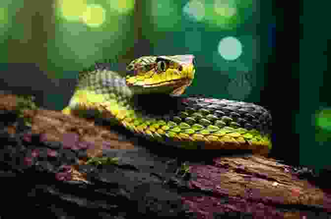 A Vibrant Green Snake Coiled On A Branch Little Kids First Big Of Reptiles And Amphibians (Little Kids First Big Books)