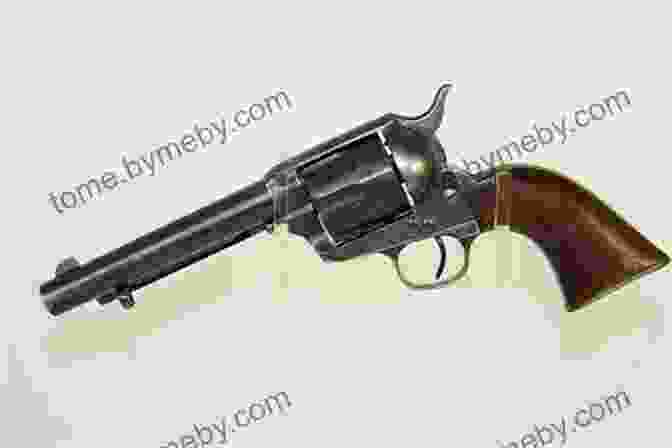 An Image Of A Colt Peacemaker Revolver Featuring An Intricate Engraving On Its Frame And A Pearl Grip Guns Of The Old West: An Illustrated Reference Guide To Antique Firearms