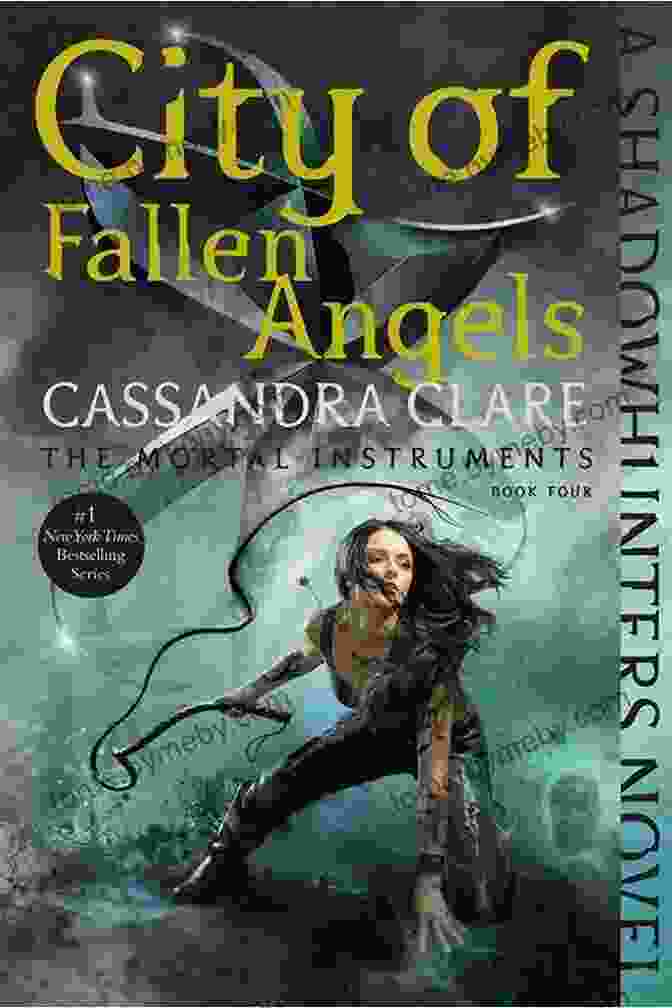 City Of Fallen Angels Book Cover Featuring Clary Fray And Jace Herondale Against A Backdrop Of The New York City Skyline City Of Fallen Angels (The Mortal Instruments 4)