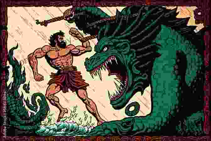 Hercules Battling The Multi Headed Hydra Greek Mythology For Kids: The Battle Of The Giants (Zeus Titans Prometheus Atlas Olympians)