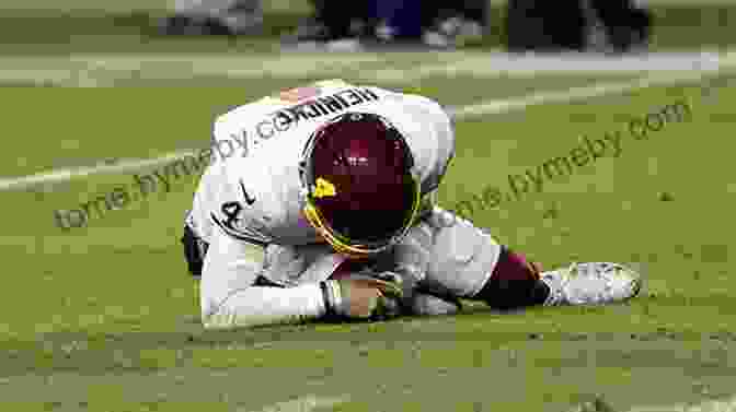 Injured Football Player Sitting On The Field A Tiger S Walk: Memoirs Of An Auburn Football Player