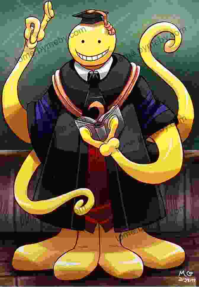 Koro Sensei, The Enigmatic Teacher Of Class 3 E, With A Tentacled Head And A Mysterious Past. Assassination Classroom Vol 14 Yusei Matsui