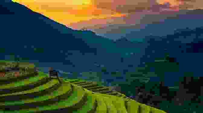 Panoramic View Of Lush Green Rice Terraces In The Philippines Kumusta Philippines (Countries Of The World)