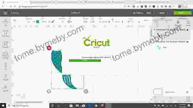 Screenshot Of The Cricut Design Space Software Interface Cricut For Beginners: A Step By Step Guide To Master Your Cricut Machine And Design Space And Make Money With It How To Start A Business With Cricut And Tricks Included (Cricut For Business)