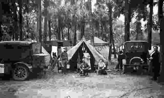 Vintage Photograph Of Early 20th Century Campers Heading Out: A History Of American Camping